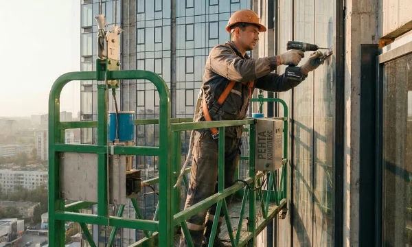 Сдам фасадный подъемник (люльку) в аренду в Новосибирске 0