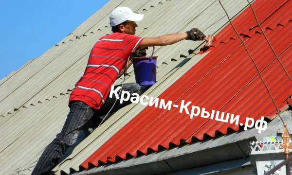 Покраска Крыши (кровли) дома в Софрино от 350р/м2 3