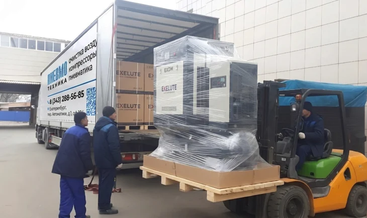 Большая партия промышленного оборудования EXELUTE уже в наличии на складе в Екатеринбурге