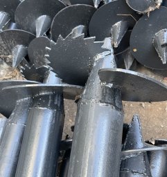 Винтовые сваи с зубчатым наконечником
