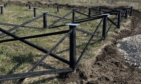 Мощные сваи 108 мм. Для дома из бруса и газобетона 0