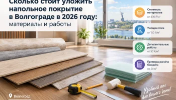 Сколько стоит уложить напольное покрытие в Волгограде в 2026 году: материалы и работы