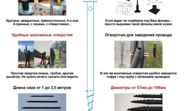 Основание для садового и уличного фонаря 0