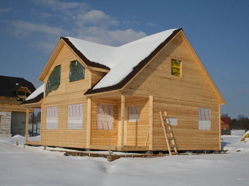 Зимнее строительство домов